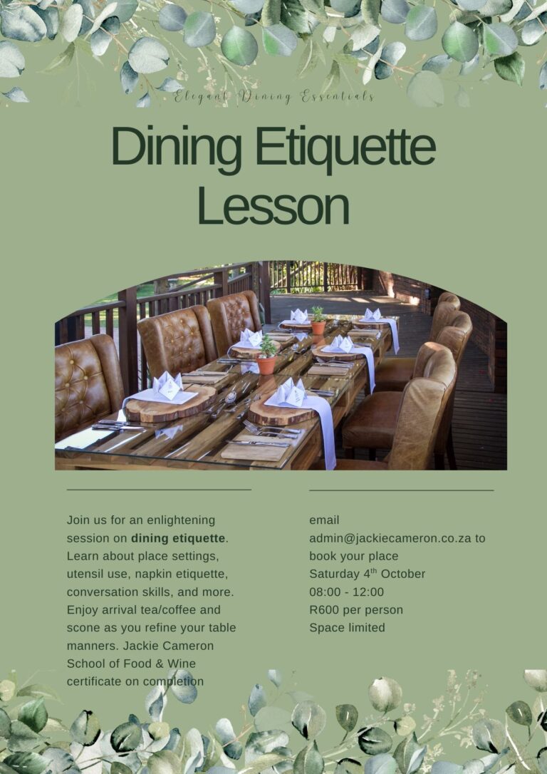 Flyer Dining Etiquette Lesson 768x1086